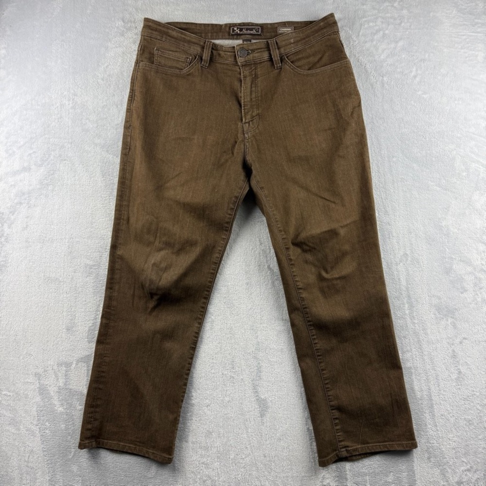 34 Heritage Pants Mens 36x28 Brown Charisma Comfort Rise Classic Fit 5 Pocket